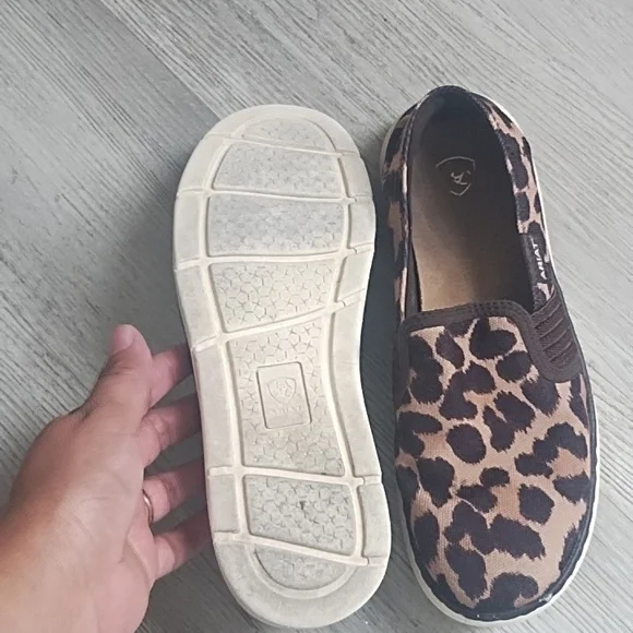 Ariat Brown Leopard Print Women's Sneakers - Picture 7 of 7